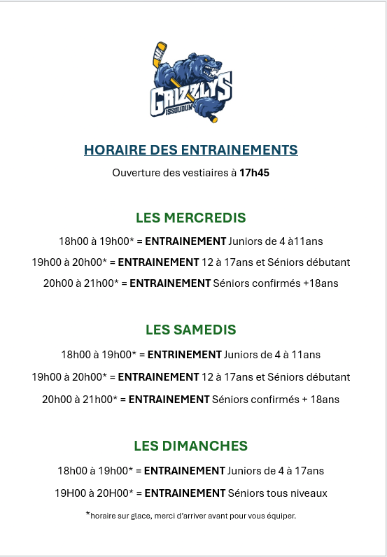 Saison 2026 - 2027